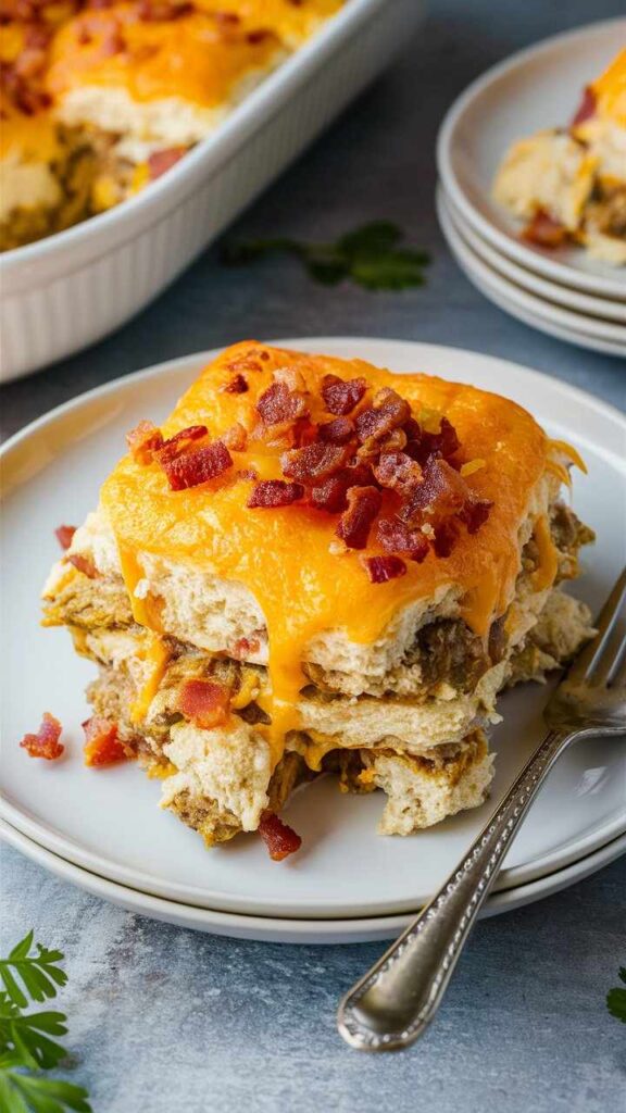 Canned Biscuit Breakfast Casserole