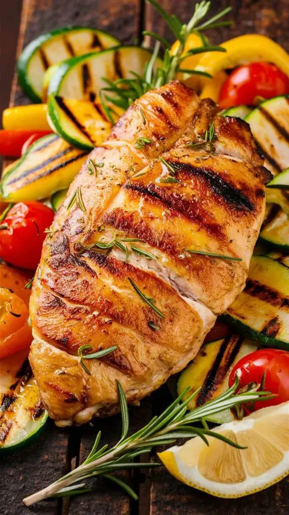 Garlic Rosemary Grilled Chicken