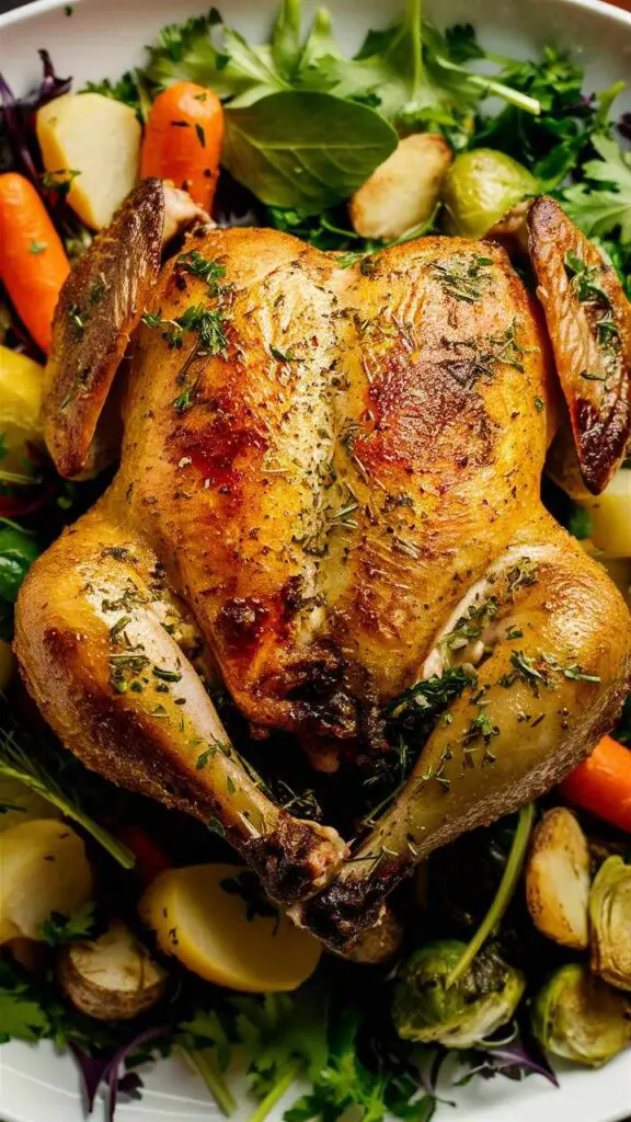 Herb-Roasted Spring Chicken