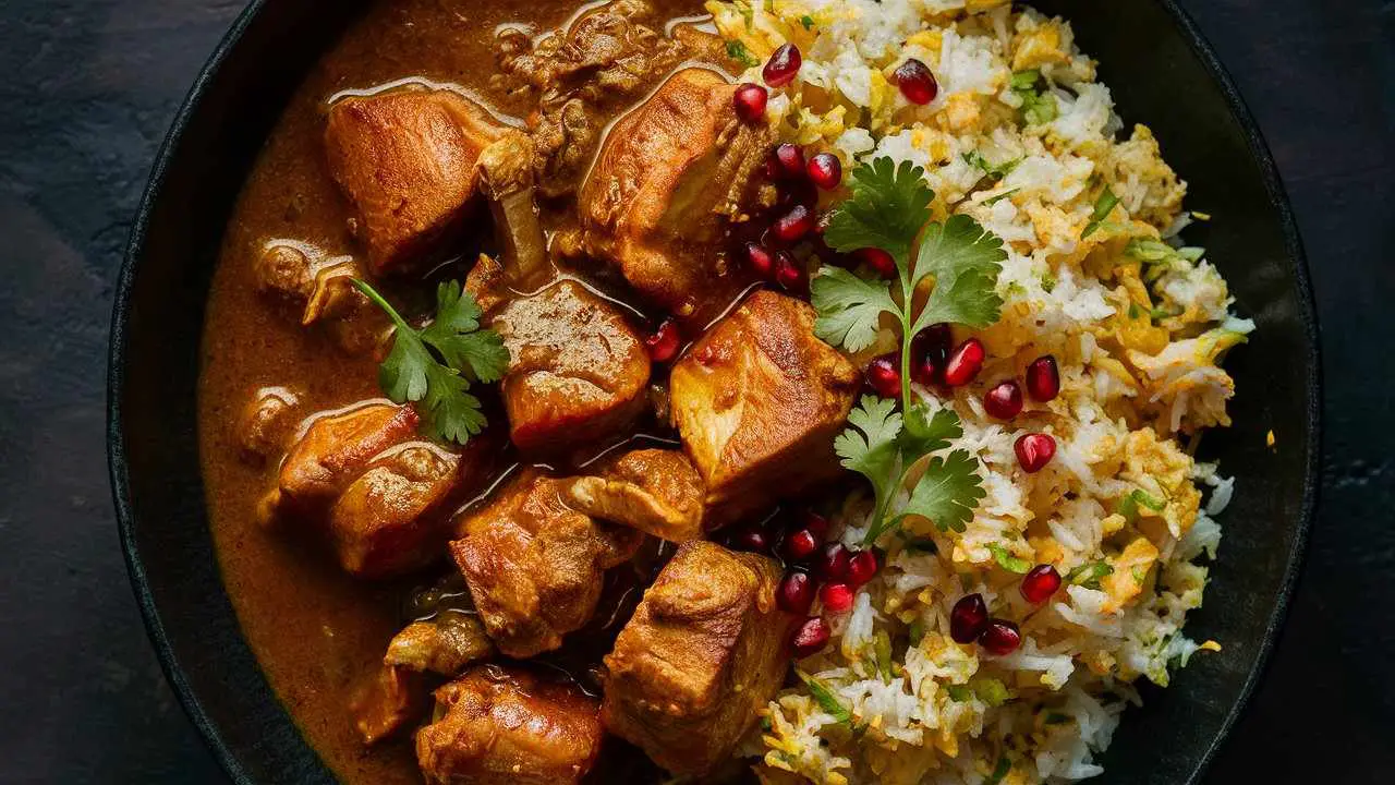 Lamb Curry with Cauliflower Rice