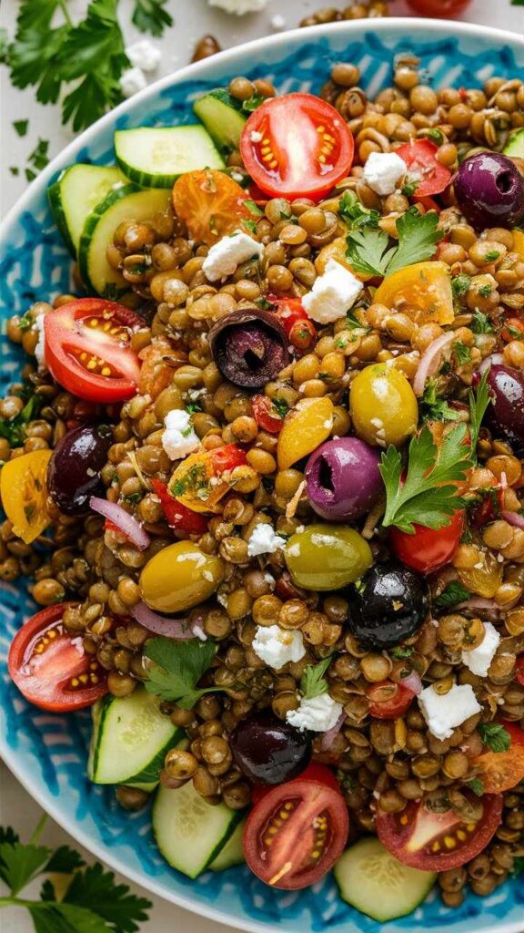 Mediterranean Lentil Salad