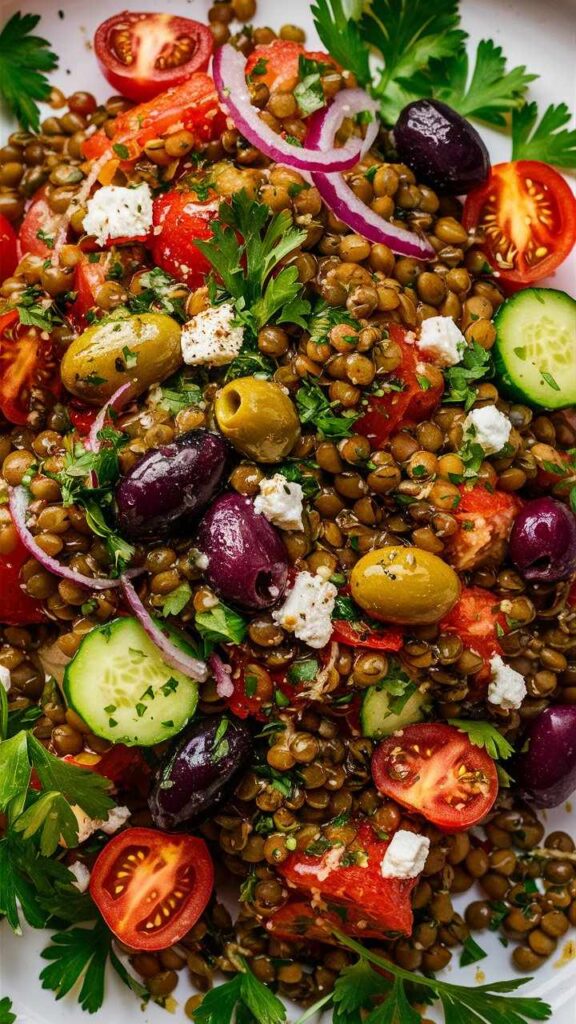 Mediterranean Lentil Salad