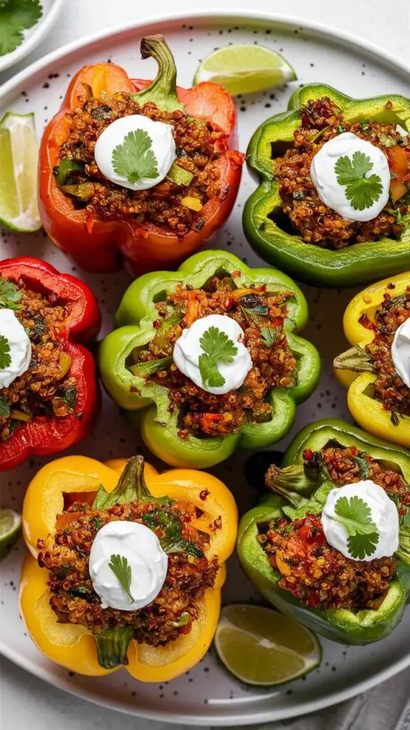 Quinoa Stuffed Bell Peppers