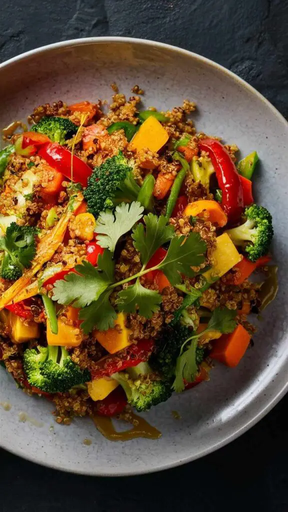 Quinoa Veggie Stir Fry