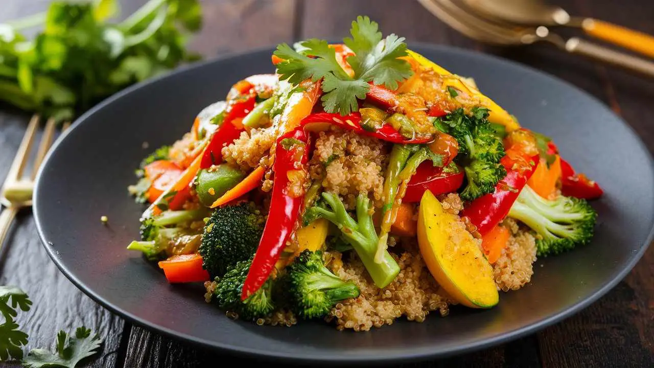 Quinoa Veggie Stir Fry