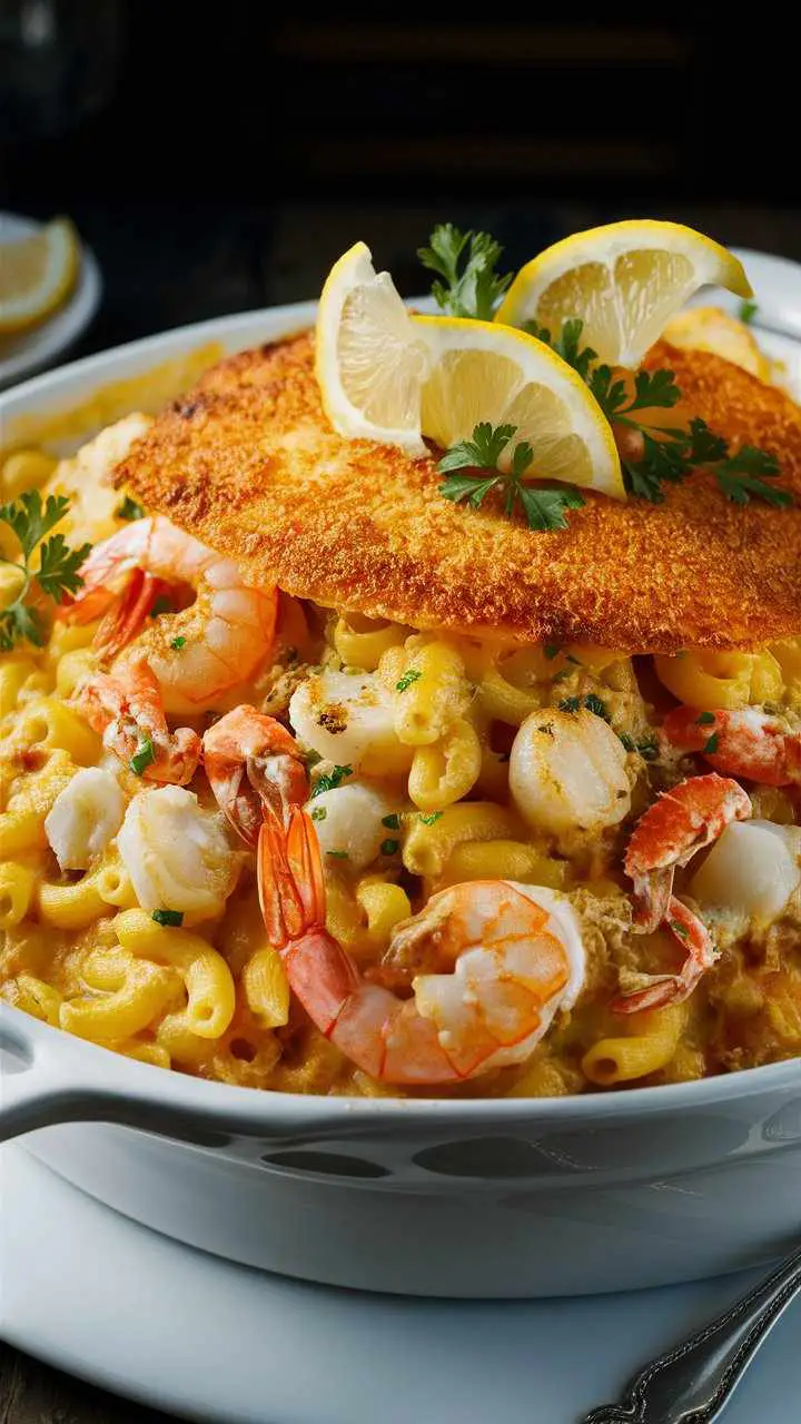 Seafood Macaroni and Cheese Recipe