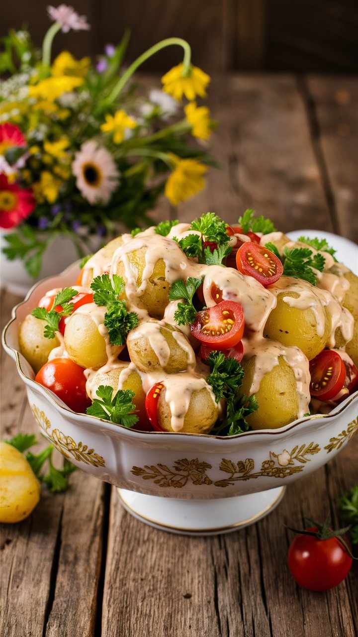 Creamy Potato Salad without Mayo