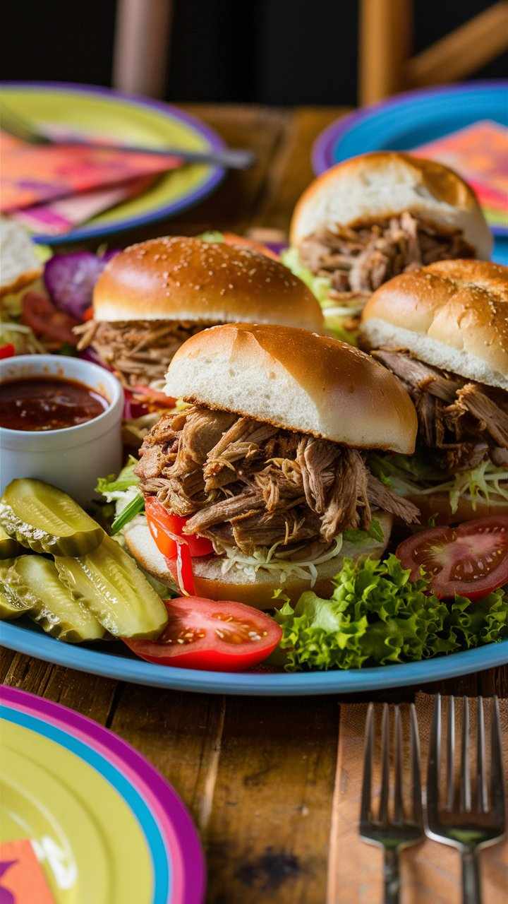 Pulled Pork Sandwiches for a Crowd