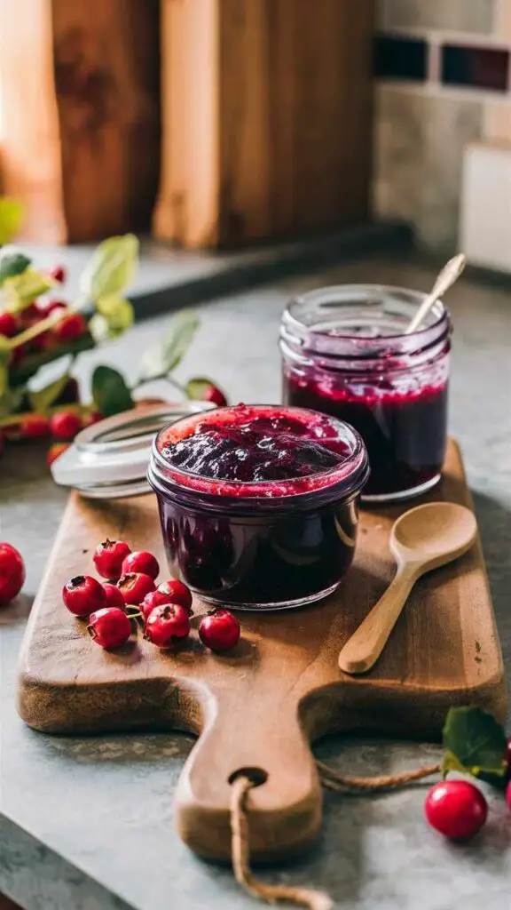 Healthy Saskatoon Berry Jam Recipe.