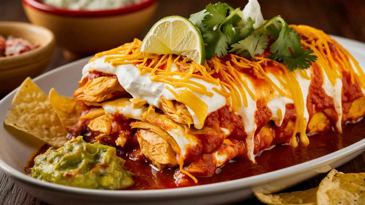 chicken enchilada casserole.