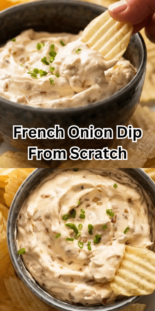 French Onion Dip From Scratch