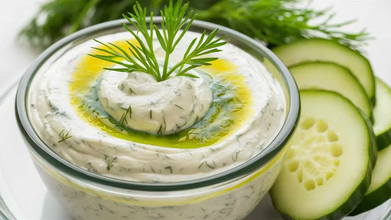 Healthy Cucumber Dill Dip