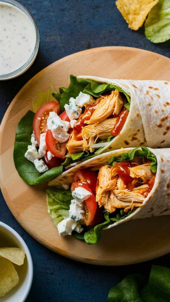 How to Make Buffalo Chicken Wraps