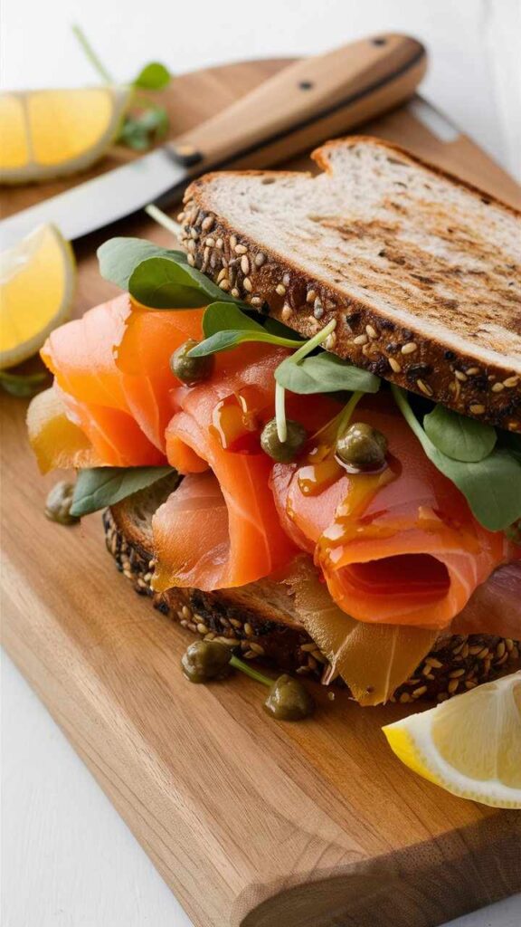 Smoked Salmon Sandwich