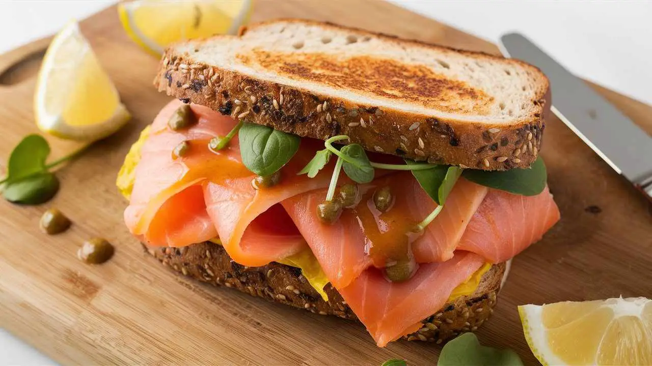 Smoked Salmon Sandwich