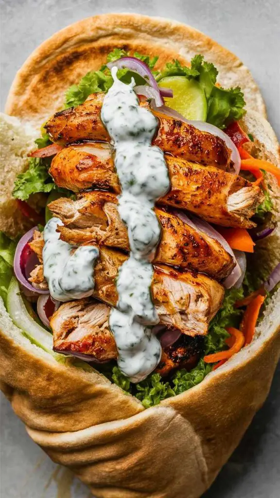 Authentic Greek Chicken Gyros