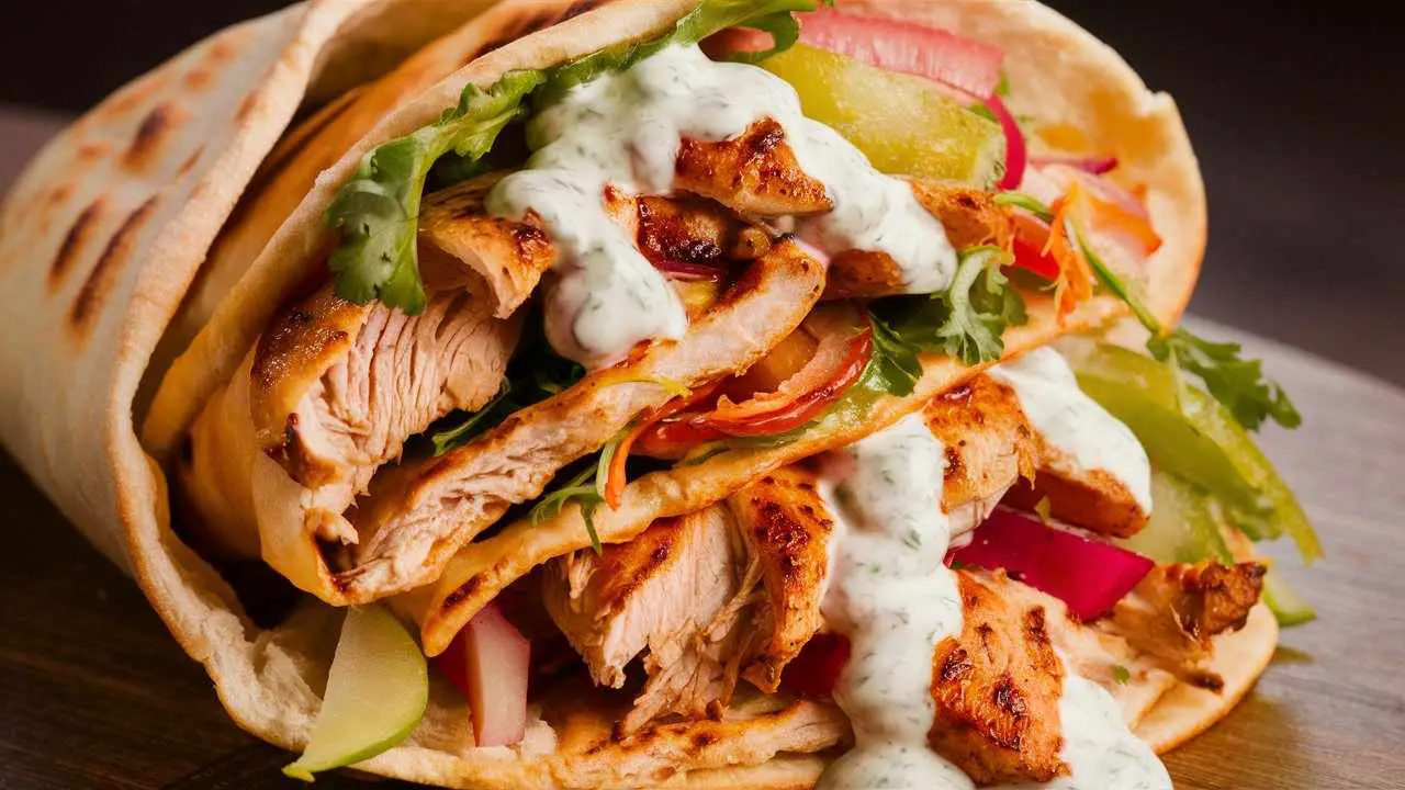 Authentic Greek Chicken Gyros