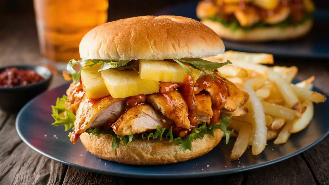 Hawaiian Grilled Chicken Sandwiches