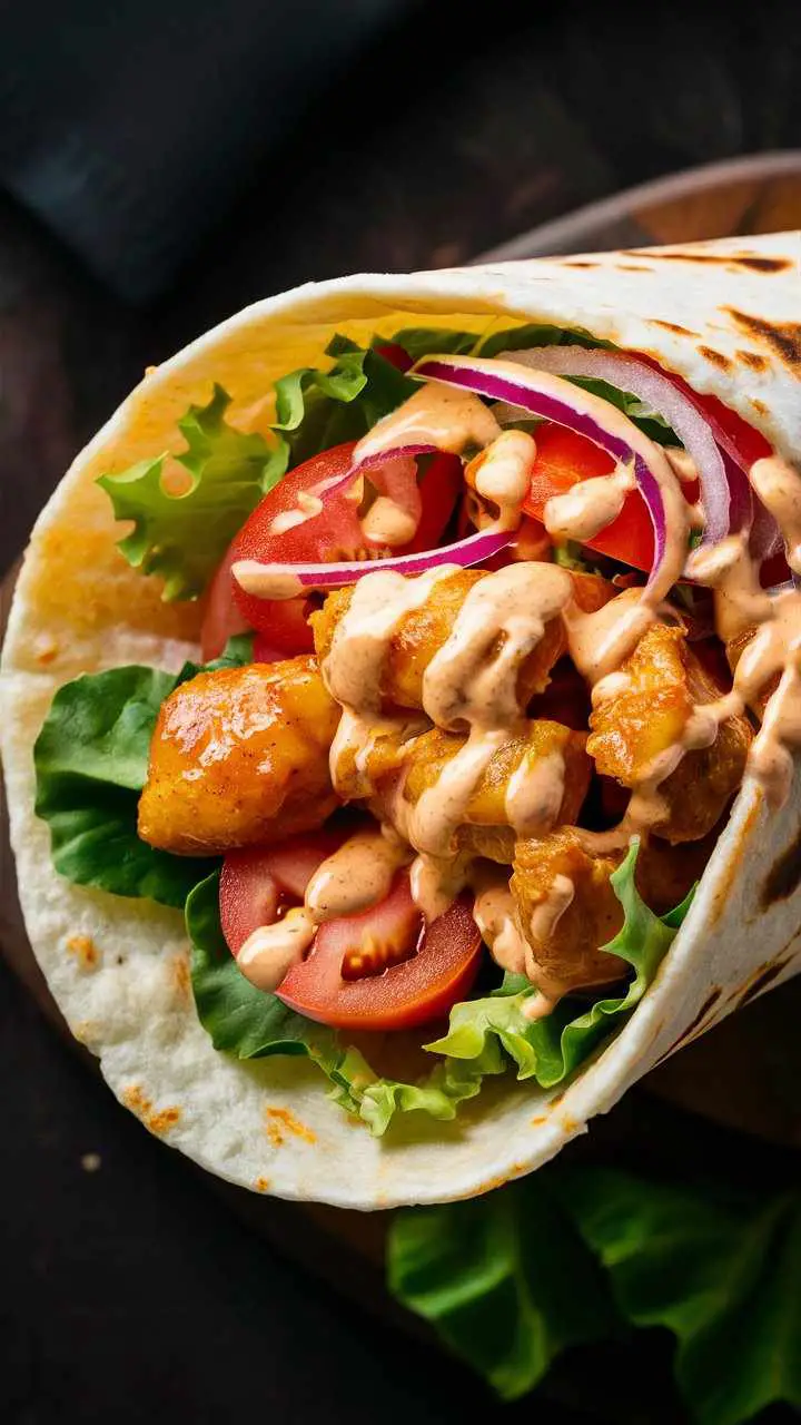 Hawaiian Chicken Wraps - All Recipe Secret