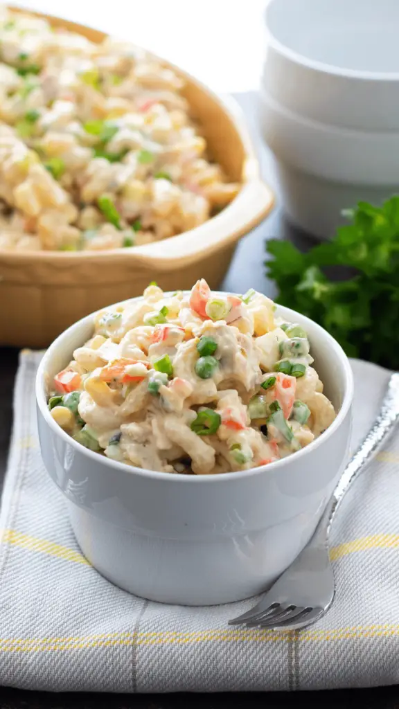 Macaroni Salad Recipe with Tuna