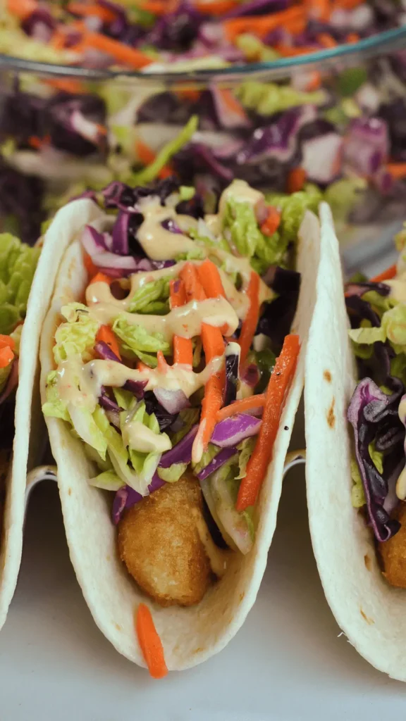 Fish Tacos With Cabbage Slaw