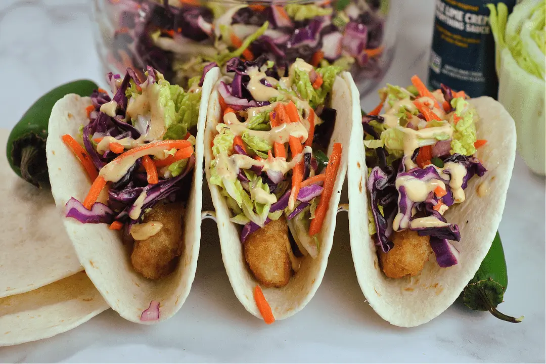 Fish Tacos With Cabbage Slaw