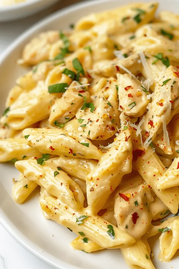 Garlic Parmesan Chicken Pasta