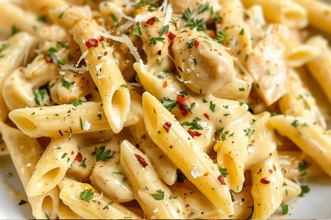 Garlic Parmesan Chicken Pasta