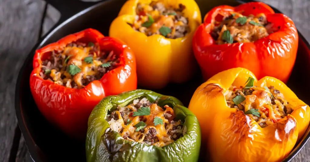 Philly Cheesesteak Stuffed Peppers