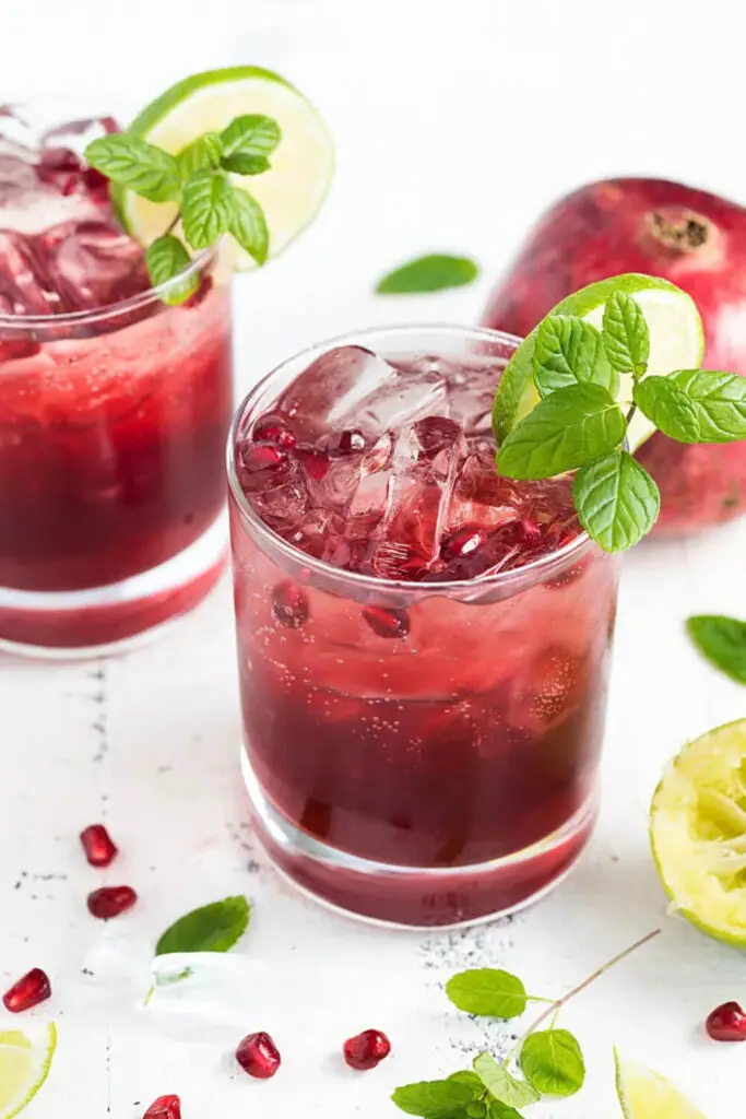 Spiced Pomegranate Mojito