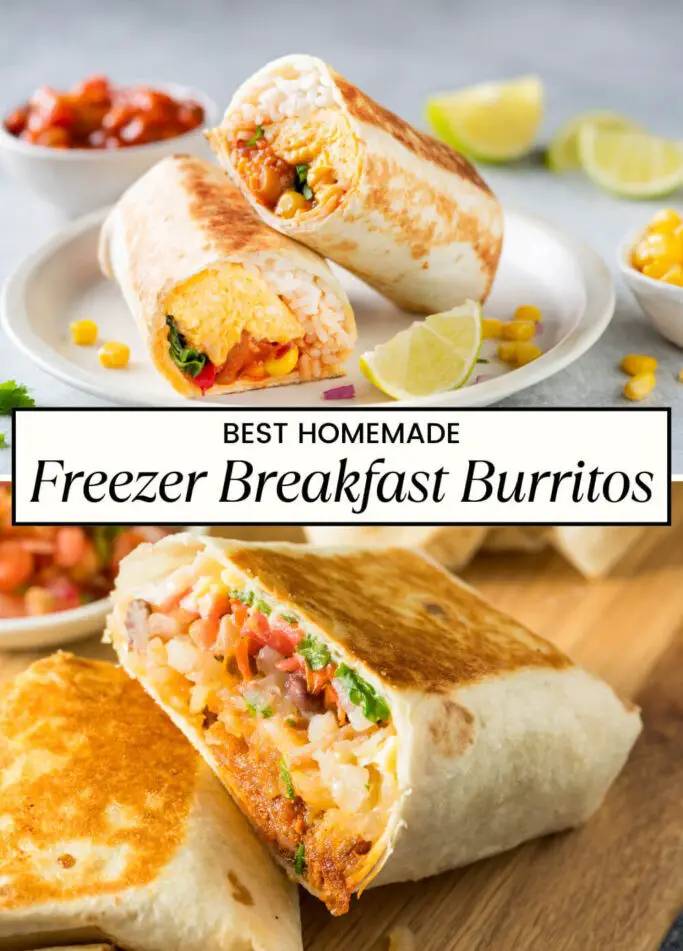 Freezer Breakfast Burritos