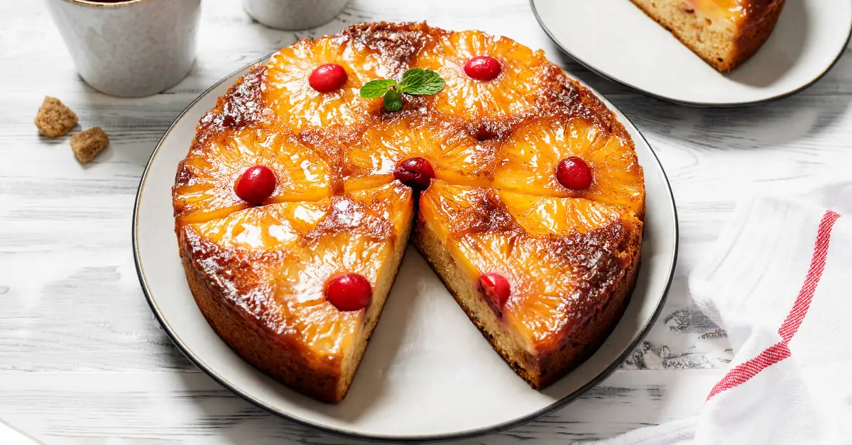 Pineapple Upside Down Cheesecake