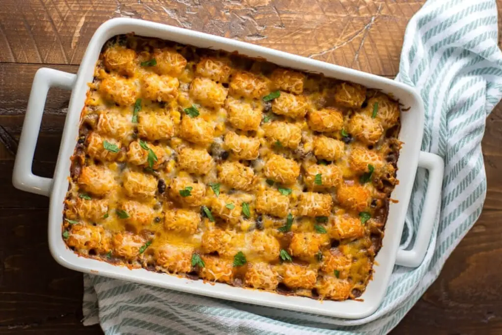 Mexican Tater Tot Casserole