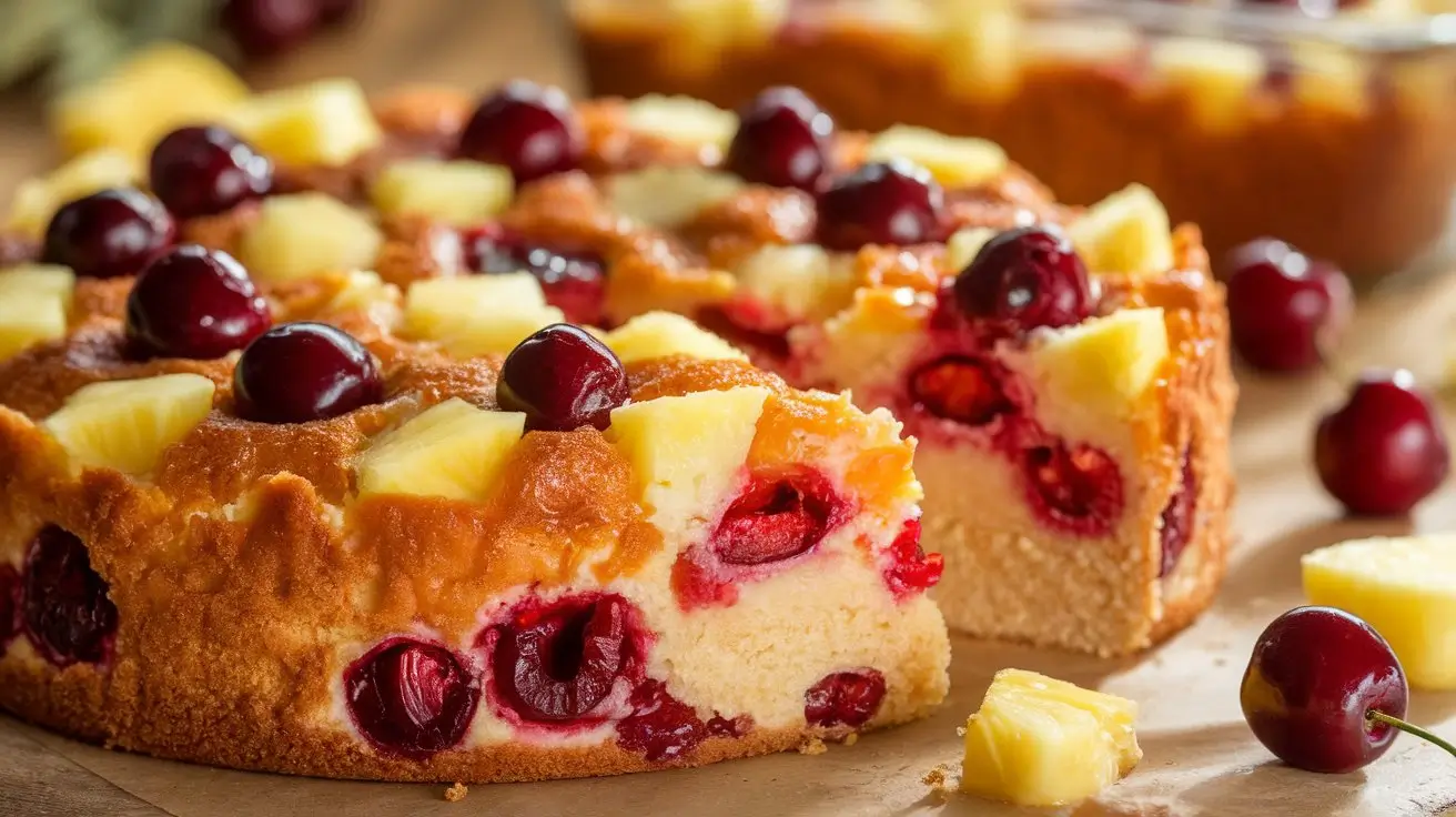 Cherry Pineapple Dump Cake